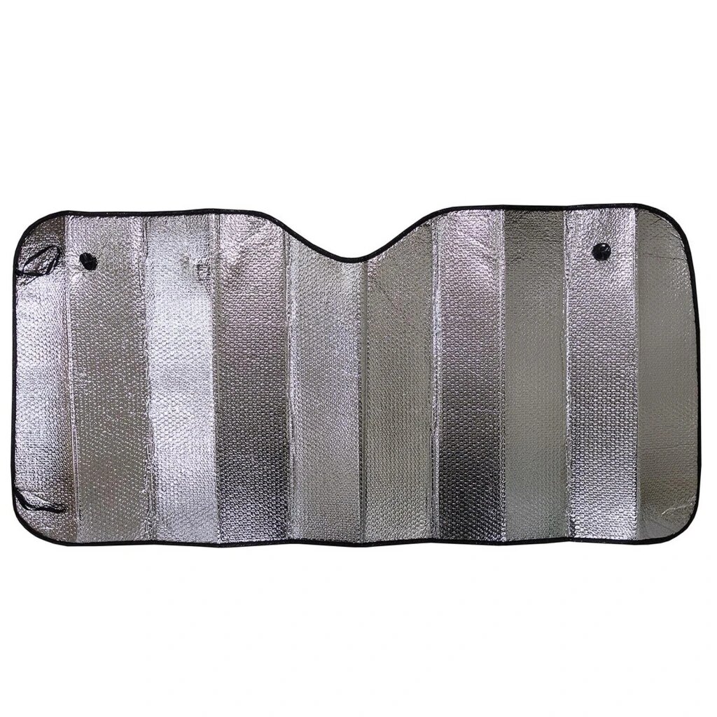 Шторка экран 150*70см на лобовое стекло SKYWAY фольга двусторонняя