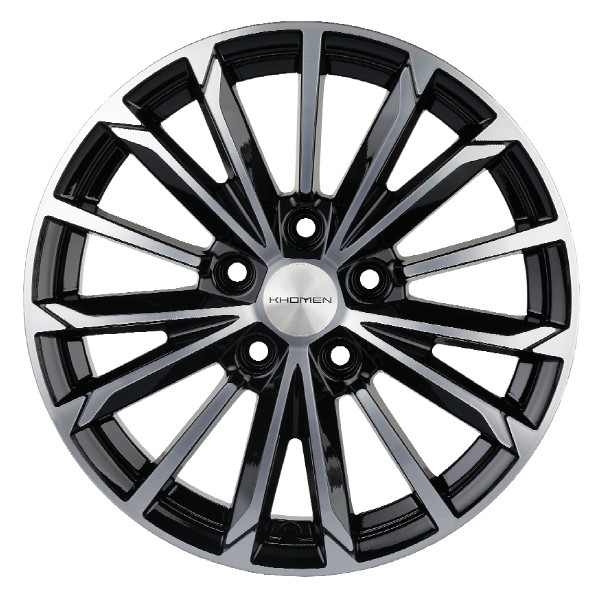 диски KHOMEN KHW1611 (16 ZV Ceed/Cerato/i30) 6,5xR16 5x114,3 67,1 50 BLACK-FP
