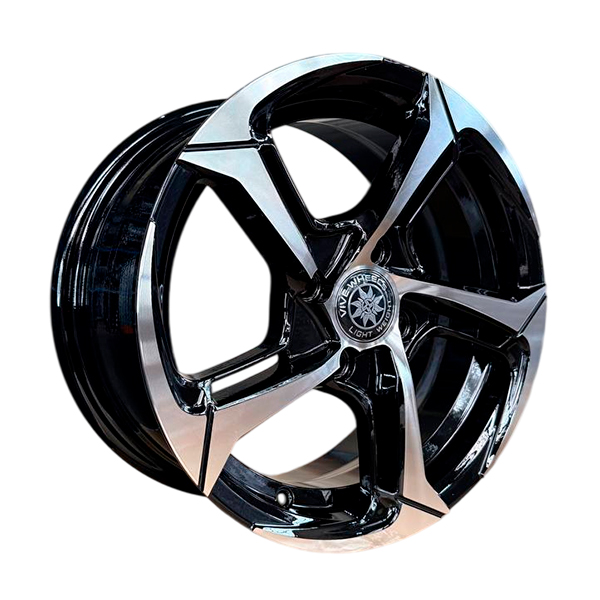 диски VIVE V-05 (FBX002B) 7,5xR17 5x114,3 67,1 40 GLOSS_BLACK_MACHINE_FACE