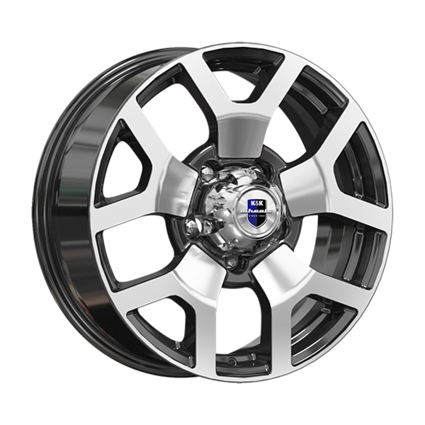 диски КиК Намиб 7,0xR18 5x139,7 108,5 35 алмаз_черный