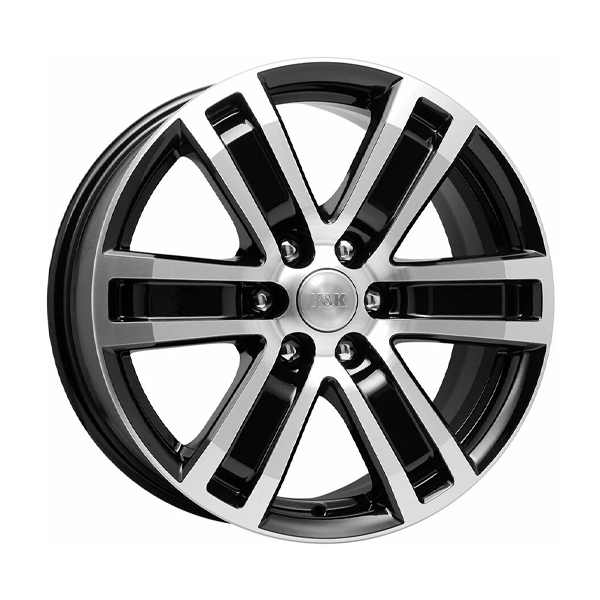 диски КиК Рапид R7-Рольф 7,5x17 6x139.7 106,1 25 алмаз черный
