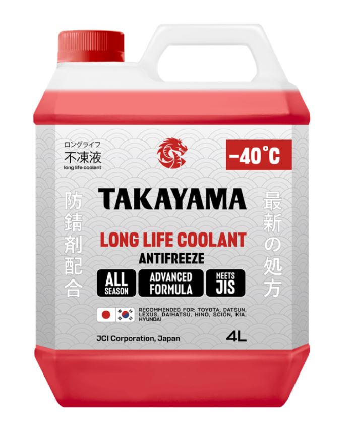 Антифриз Takayama Long Life Coolant Red (-40) 4л