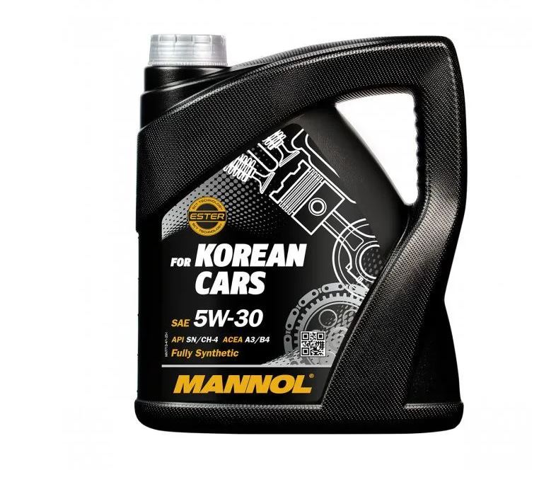 Mannol 5W30 Korean Cars 4л. SN/GF-5 A5/B5 7030/7713/7022